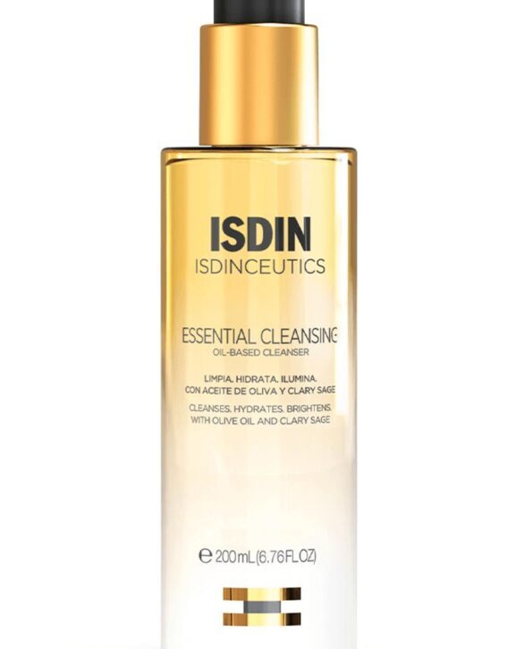 Découvrez Isdinceutics Essential Cleansing, l'huile nettoyante visage qui révolutionne votre routine beauté. Sa texture légère se transforme en une émulsion lactée au contact de l'eau, offrant un nettoyage en profondeur tout en préservant l'hydratation naturelle de votre peau. Formulée avec 85 % d'ingrédients d'origine naturelle, cette huile élimine efficacement le maquillage, même waterproof, les écrans solaires, les particules de pollution et l'excès de sébum, laissant votre peau douce, lumineuse et éclatante.
