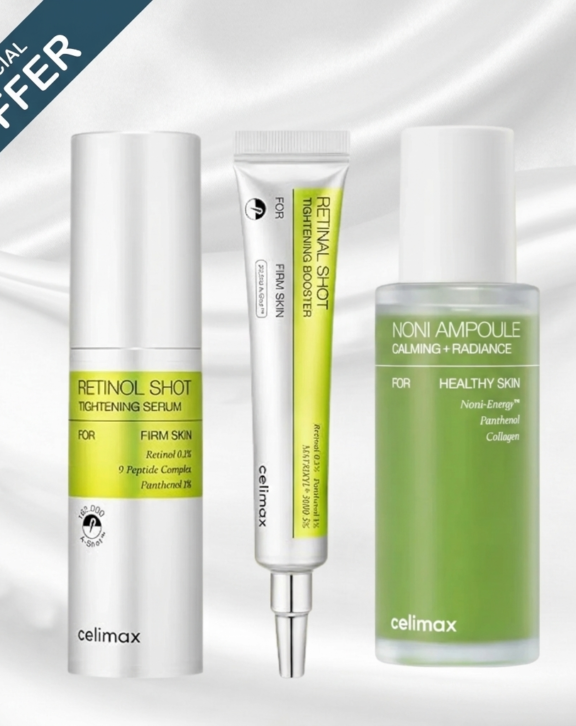 Celimax Pack Anti-Âge Intensif – Rétinol & Rétinal + Noni Ampoule